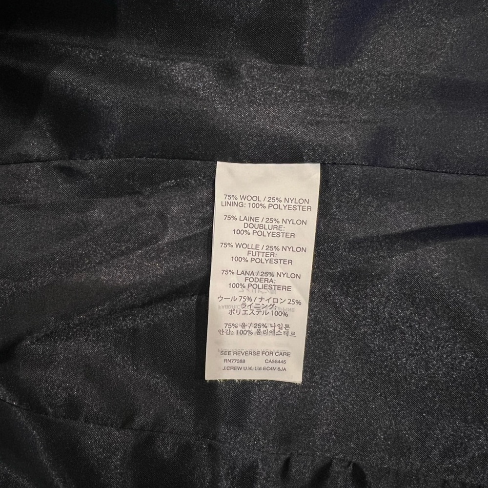 J. Crew Collection Wool Biker Jacket - Picture 7 of 8